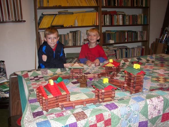 Silas and Solomon as kids