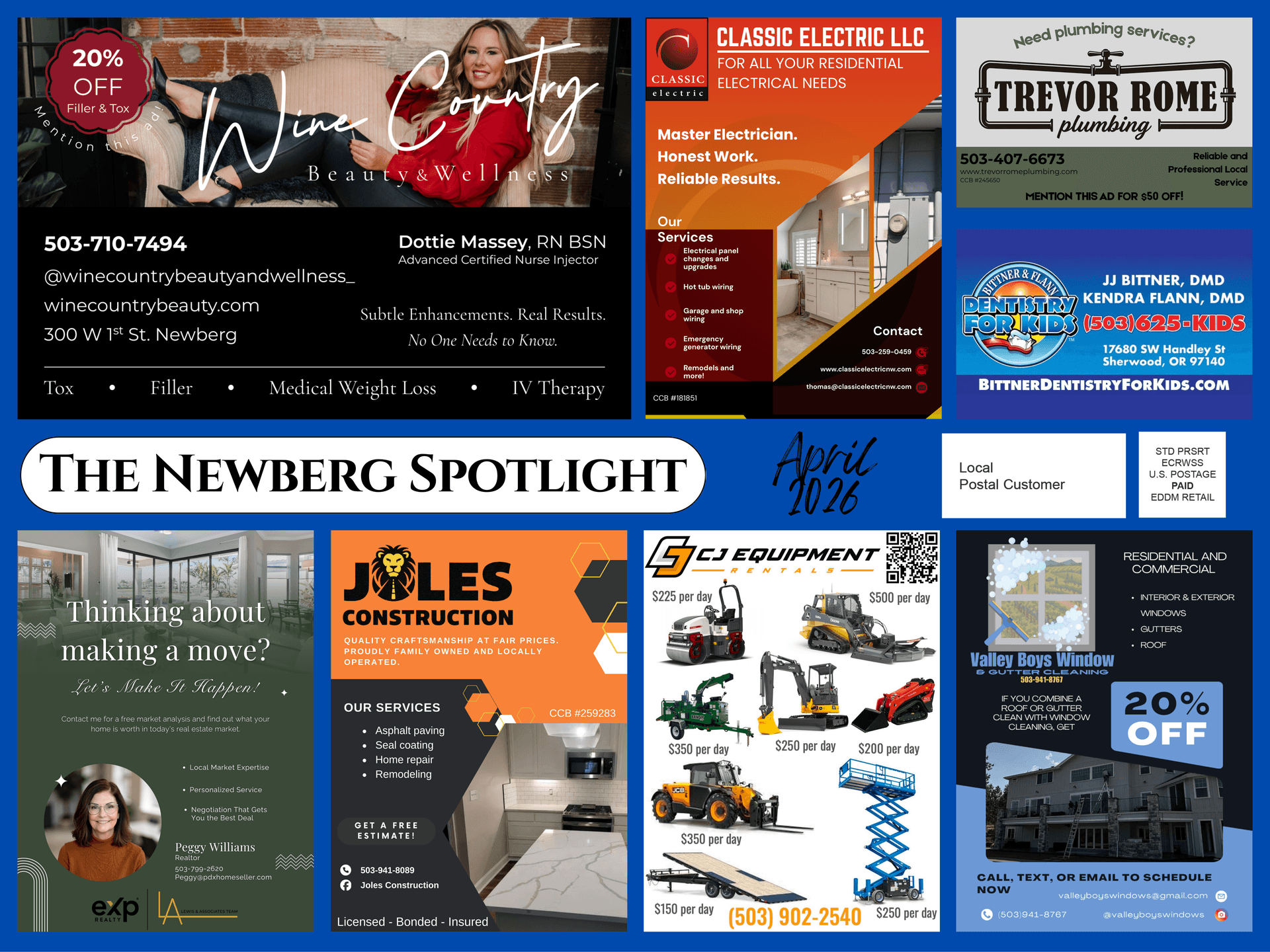 The Newberg Spotlight — front